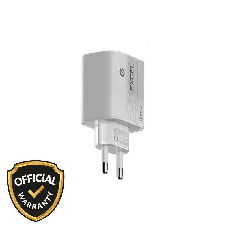 Excel 18W Super VOOC Fast Charging Adapter with Lightning Cable (B-25) Official - Price in Bangladesh