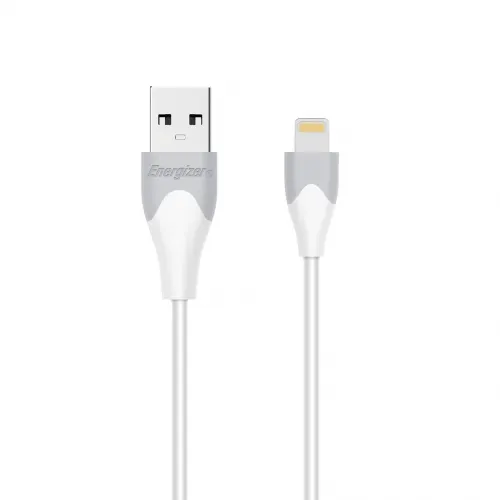 Energizer 1.2m Bicolor Lightning Data Cable (C610LGWH) - White - Price in Bangladesh