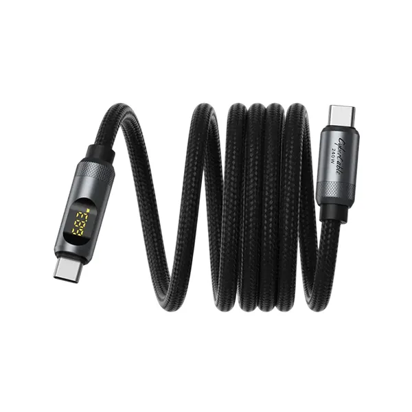 HAGiBiS 240W Type-C to Type-C Fast Charging Data Cable (SX03S) - Price in Bangladesh
