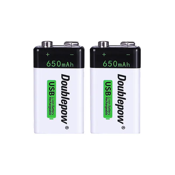 Doublepow 9V 650mAh Lithium-ion Rechargeable Battery - Price in Bangladesh