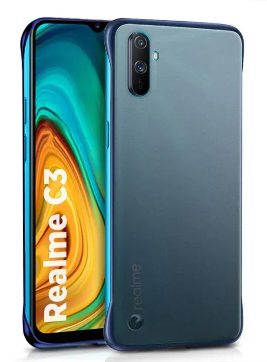 Realme C3 Case Cover Frameless Matte Transparent Back Cover - Price in Bangladesh