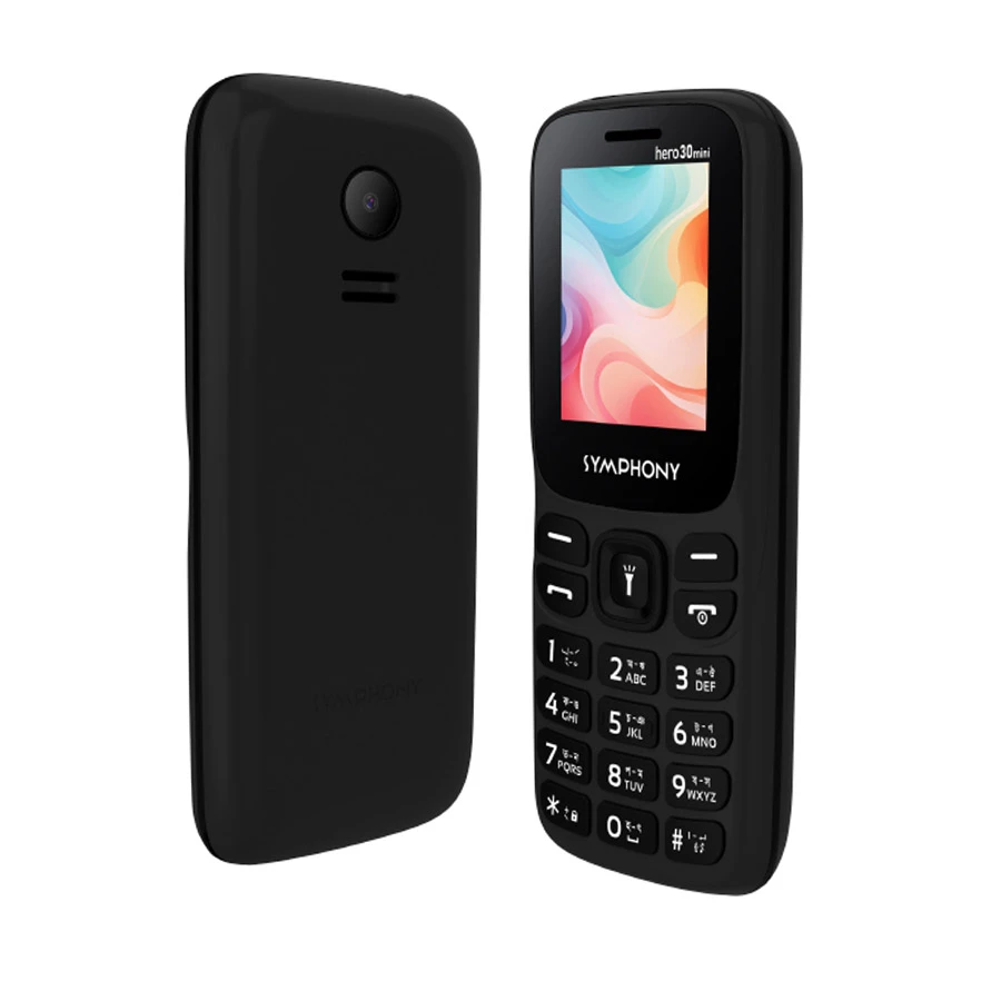 Symphony Hero 30 Mini Ink Black Feature Phone (Dual Sim)