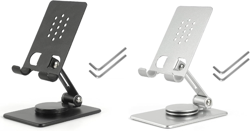 Mobile Phone Stand for Desk Adjustable Tablet Holder Foldable Metal Stand - Price in Bangladesh