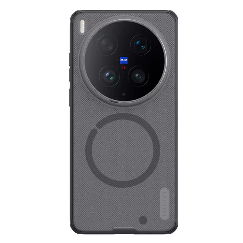 Nillkin Super Frosted Shield Pro Magnetic Matte Cover Transparent Black Case for Vivo X300 Ultra - Price in Bangladesh