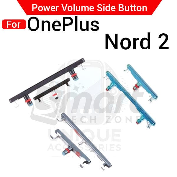 Compatible with OnePlus Nord 2 External Side Buttons Power On Off + Volume Control Button Outside Side Keys - Price in Bangladesh