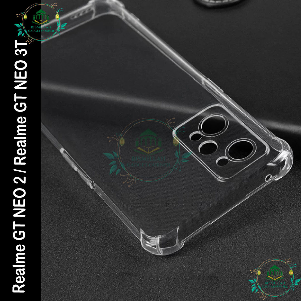 Transparent back cover For Realme GT NEO 2 / Realme GT NEO 3T Luxury transparent Protect Back Cover Soft Case