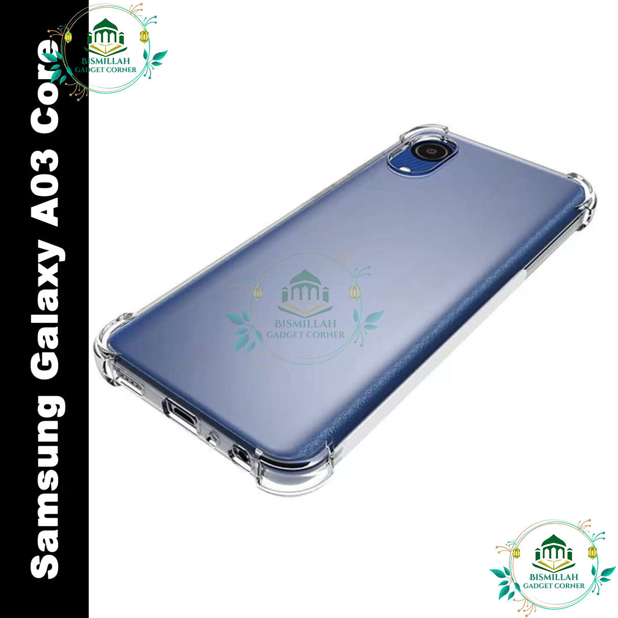 Transparent back cover For Samsung Galaxy A03 Core Luxury transparent Protect Back Cover Soft Case