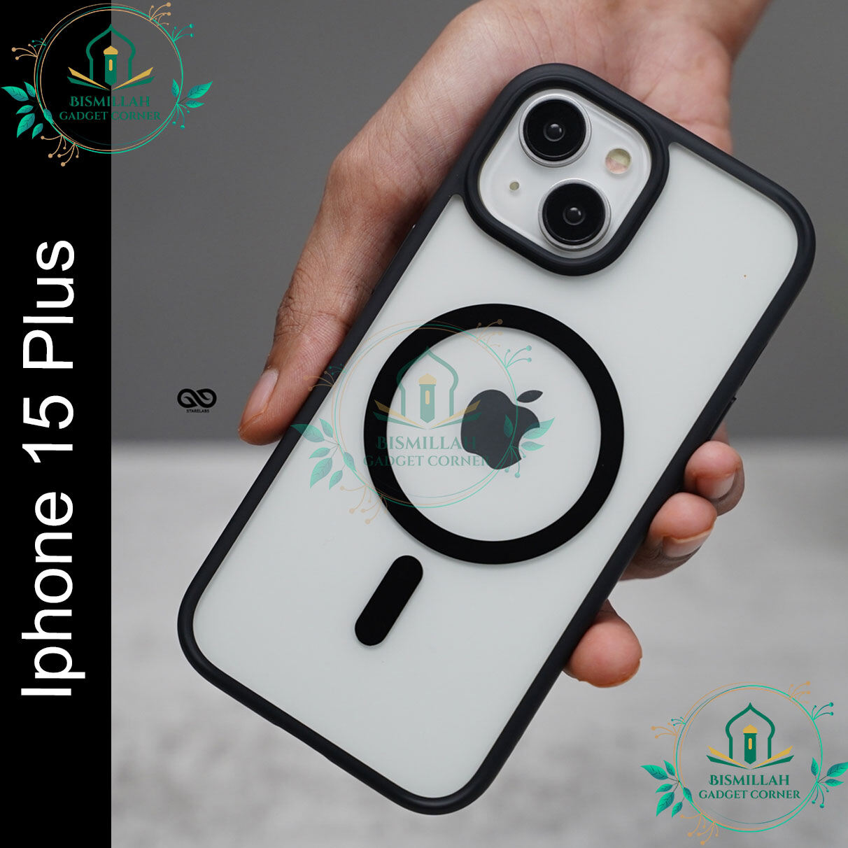 Acrylic Crystal Clear MagSafe Case for Apple IPhone 15 plus Clear