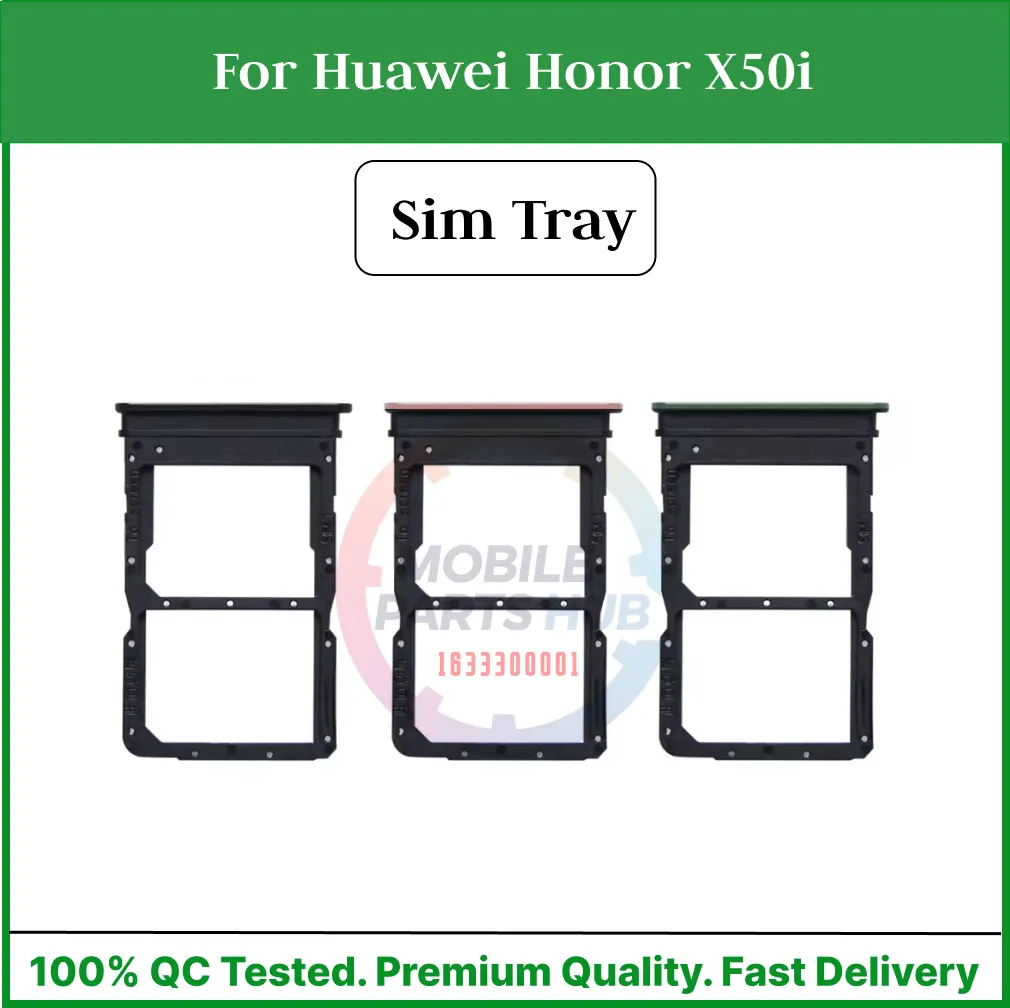 Huawei Honor X50i Sim Tray Micro SD Card Slot with Sim Ejector Pin Replacement Part - Price in Bangladesh