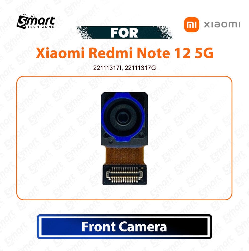 Xiaomi Redmi Note 12 5G Front Camera Module - Selfie Camera Flex Cable Replacement Repair Spare Part For 22111317I, 22111317G - Price in Bangladesh