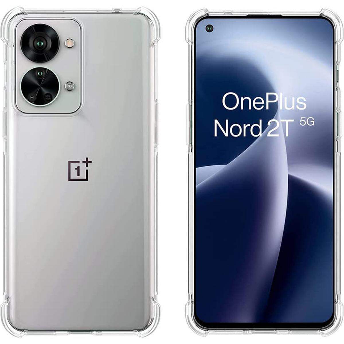 For OnePlus Nord 2T 5G - IMPT Premium Silicone Case Crystal Clear Soft TPU Ultra-Thin Transparent Flexible Protective Mobile Phone Back Cover