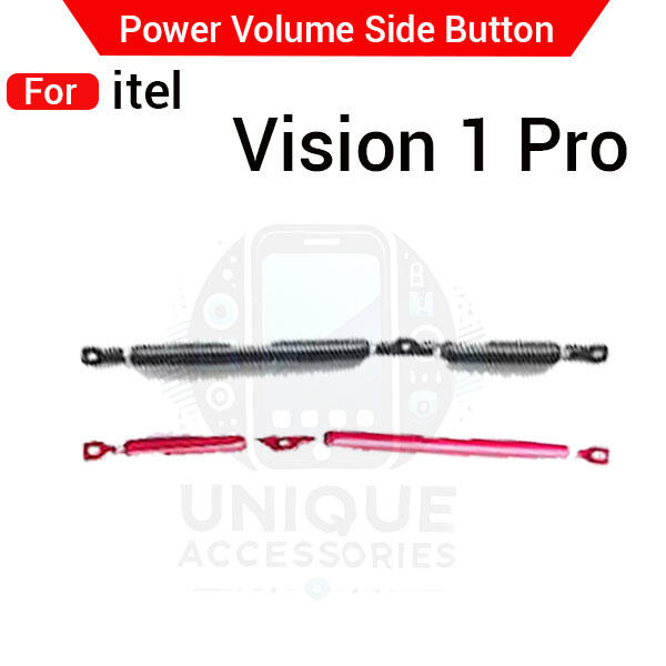 Compatible with itel Vision 1 Pro External Side Buttons Power On Off + Volume Control Button Outside Side Keys - Price in Bangladesh