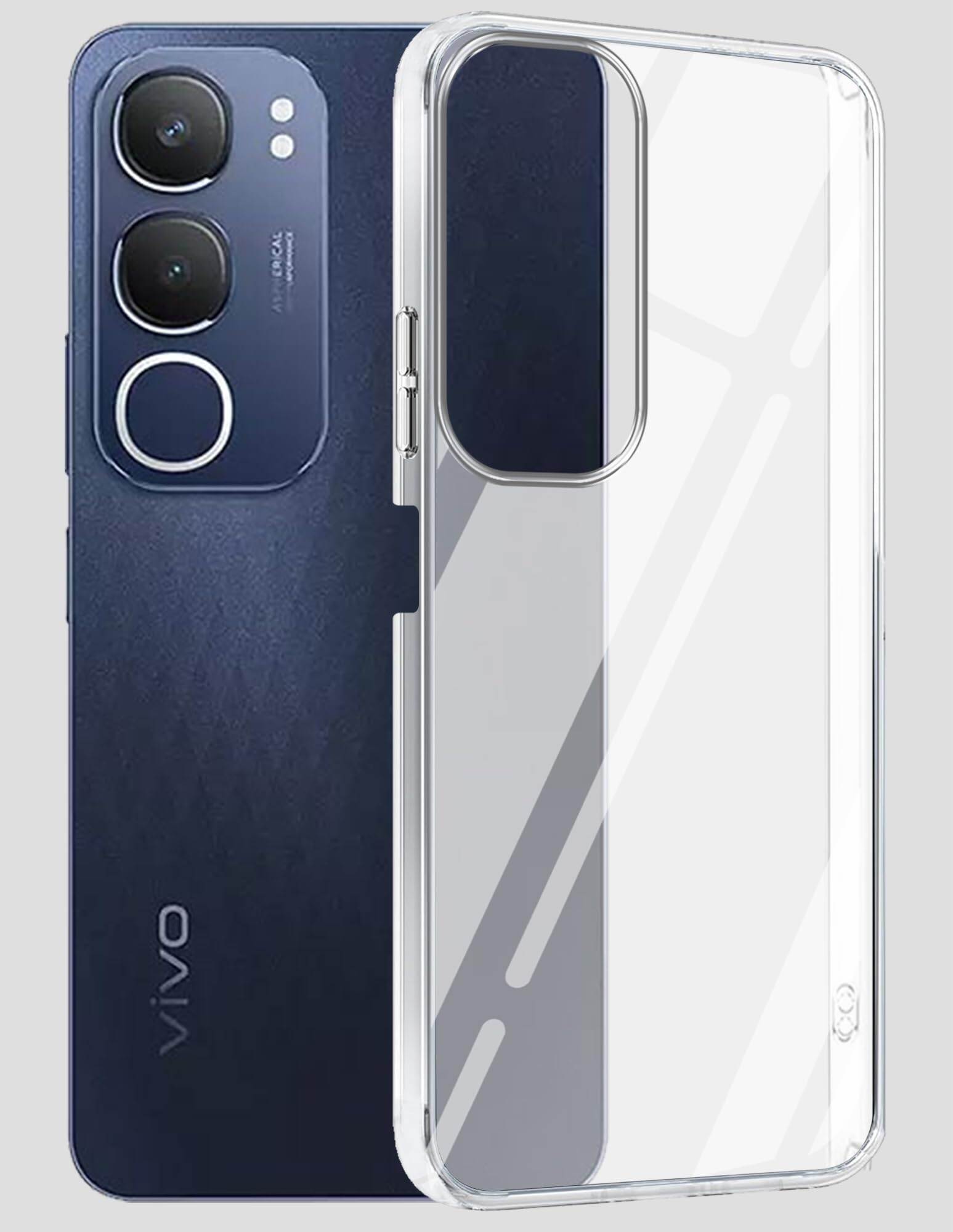 Anti Yellow Clear Back Cover Case for Vivo Y21D With Full Camera Protection