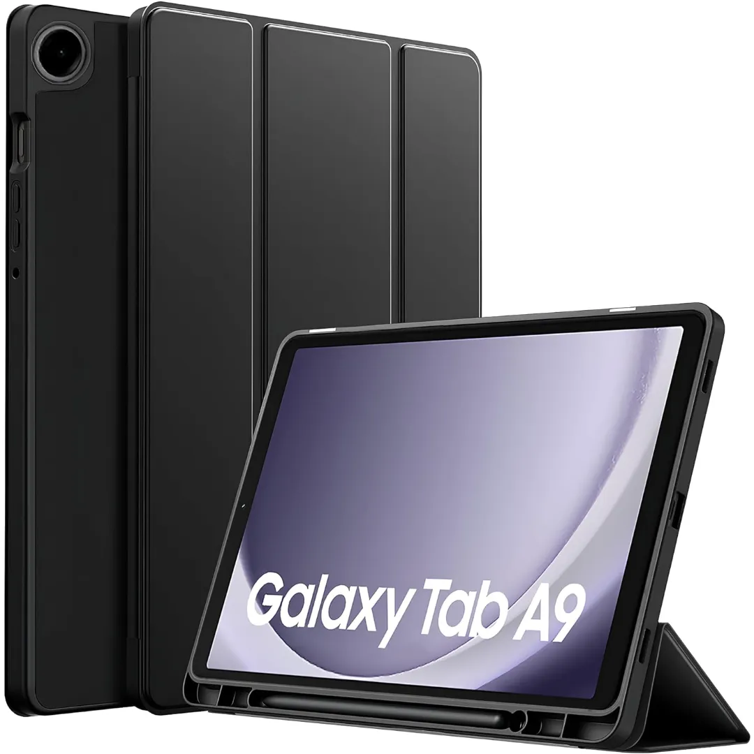 Proelite Cover For Samsung Galaxy Tab A9 8.7" Case, Soft Flexible Flip Case Cover With S Pen Holder For Samsung Galaxy Tab A9 8.7 Inch With Auto Sleep Wake [Recoil Series]