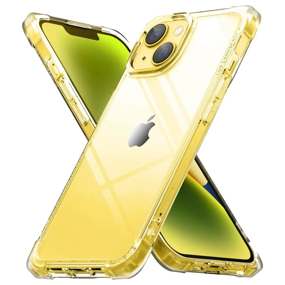 For Apple Iphone 14 6.1 2022 Mobile Phone Clear Back Cover Case Shockproof Soft Protective Crystal Tpu Ultra Thin Transparent Flexible Cover