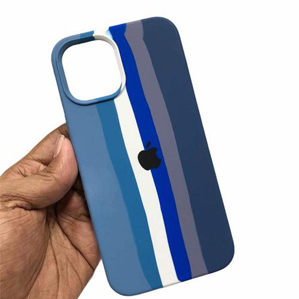 Rainbow Case For Iphone 13 Luxury Soft Colorful Silicone Shockproof Camera Bumper Protective Trendy Stylish Silicon Back Cover - Camera - Phone Back Cover - Redmi Note 11 Back