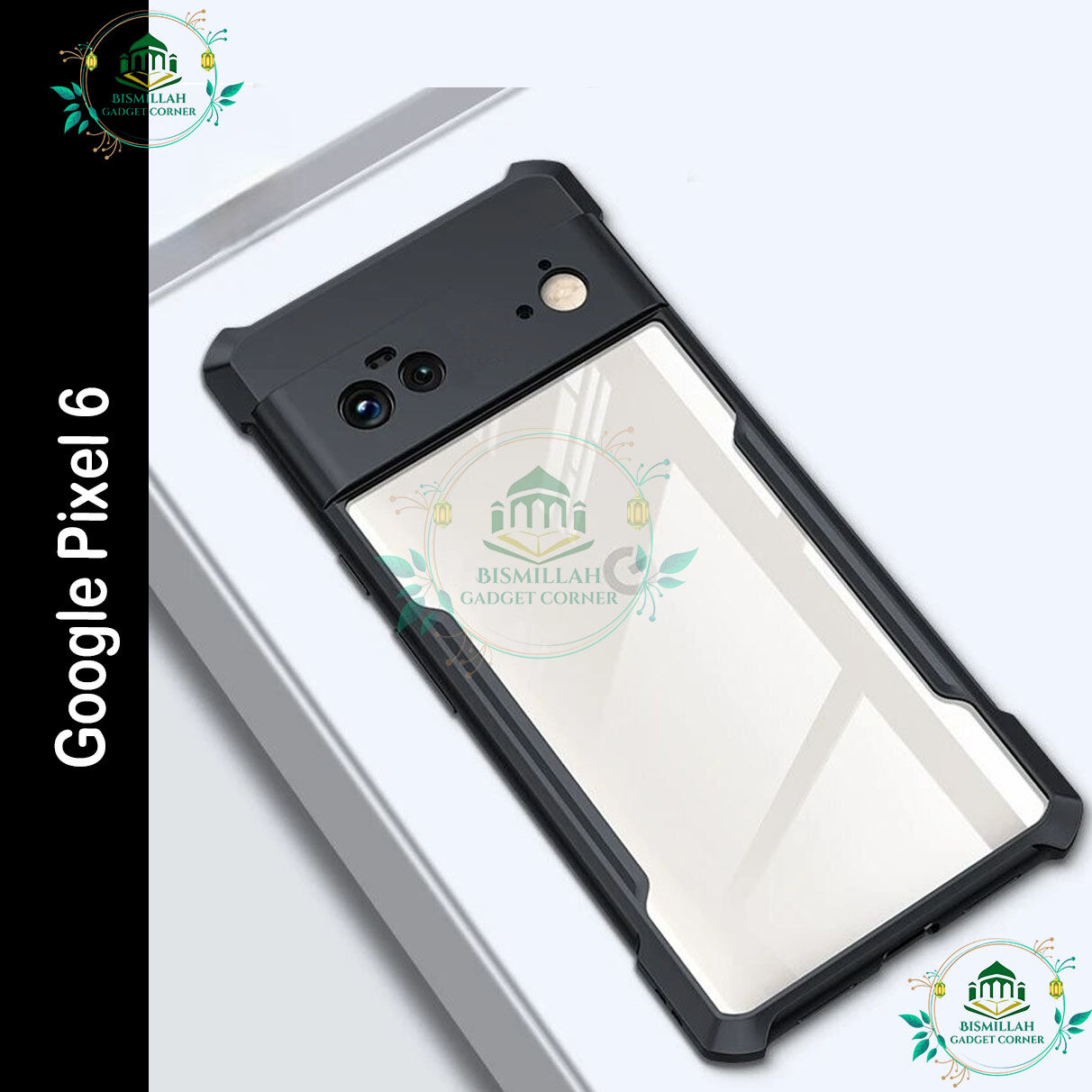 Xundd Back Cover for Google Pixel 6 Transparent Hybrid Hard PC Back Bumper Google Pixel 6 back case