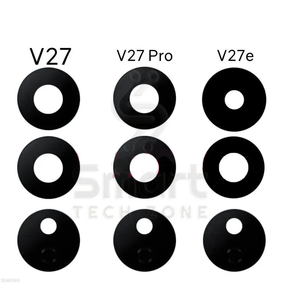 Back Rear Camera Lens Glass Compatible with Vivo V27 V27e V27 Pro Camera Lens Glass Without Frame - Price in Bangladesh