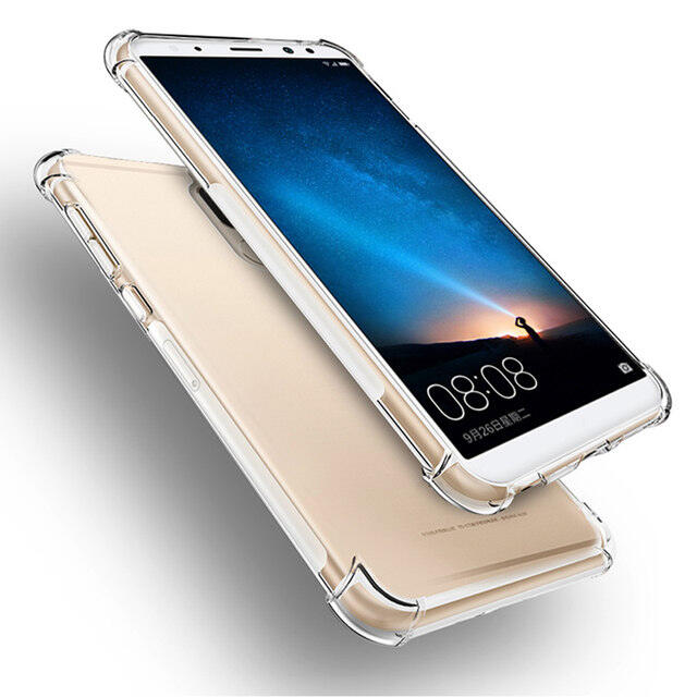 Huawei Nova 2i / Mate 10 Lite Premium Silicone Case Crystal Clear Soft TPU Ultra-Thin Transparent Flexible Protective Mobile Phone Back Cover