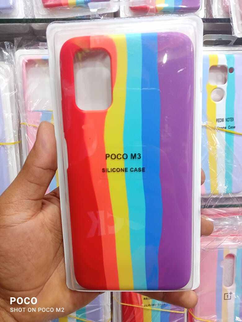 Poco M3 Luxury Shockproof Liquid Silicone Back Case Cover - Camera - Phone Back Cover - Redmi Note 11 Back Cover