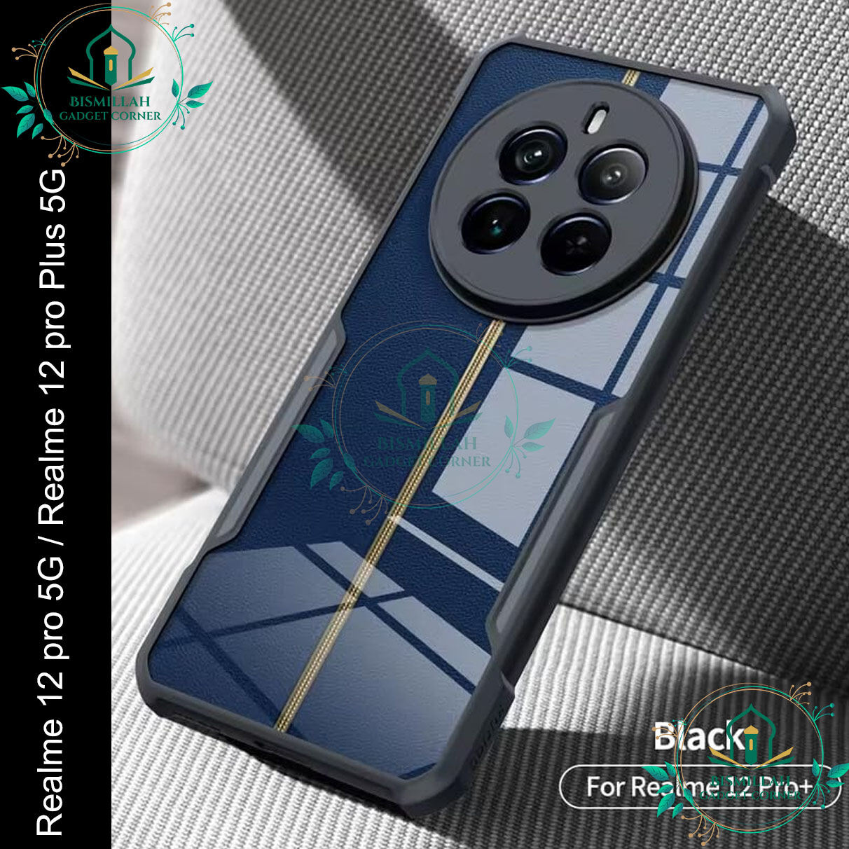 Xundd Back Cover for Realme 12 pro 5G / Realme 12 pro Plus 5G Transparent Hybrid Hard PC Back Bumper