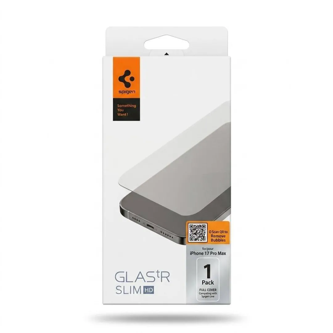 For Iphone 13 13 Pro 13 Pro Max 14 14 Plus 14 Pro 14 Pro Max 15 15 Plus 15 Pro 15 Pro Max 16 16 Plus 16 Pro 16 Pro Max 17 17 Air 17 Pro 17 Pro Max - Spigen Screen Protector Glas.Tr Slim Hd Tempered Glass Screen Protector