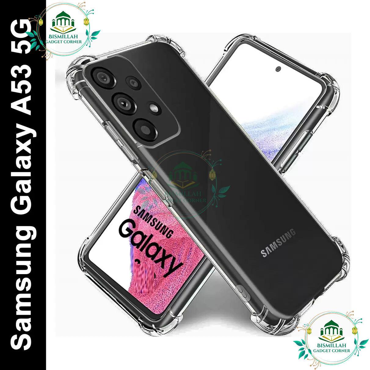 Transparent back cover For Samsung Galaxy A53 5G Luxury transparent Protect Back Cover Soft Case