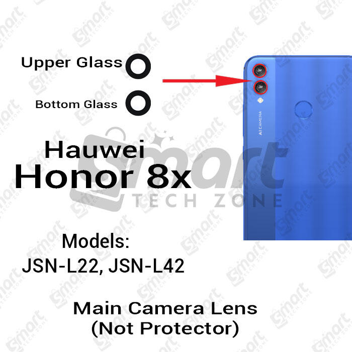Camera Main Glass Lens for Huawei Honor 8x Replacement Part (Not Tempered Camera Glass Protector) - Price in Bangladesh