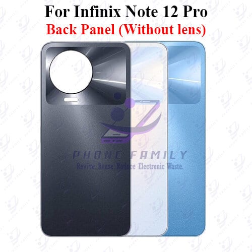 For Infinix Note 12 Pro Back Panel/Backshell/ Casing With Logo-All Colors Available - Price in Bangladesh