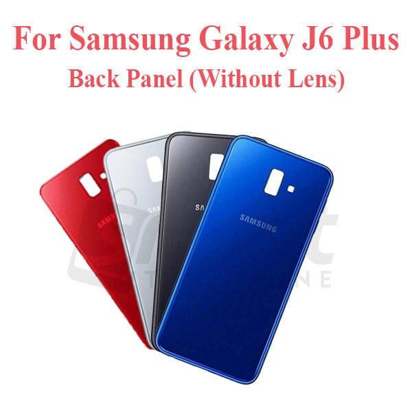 Samsung Galaxy J6 Plus Back Panel Without Camera Lens | Back Shell Casing With Logo | No Side Buttons | No Side Frame | SM-J610 | All Colors Available | Exact Fit - Price in Bangladesh