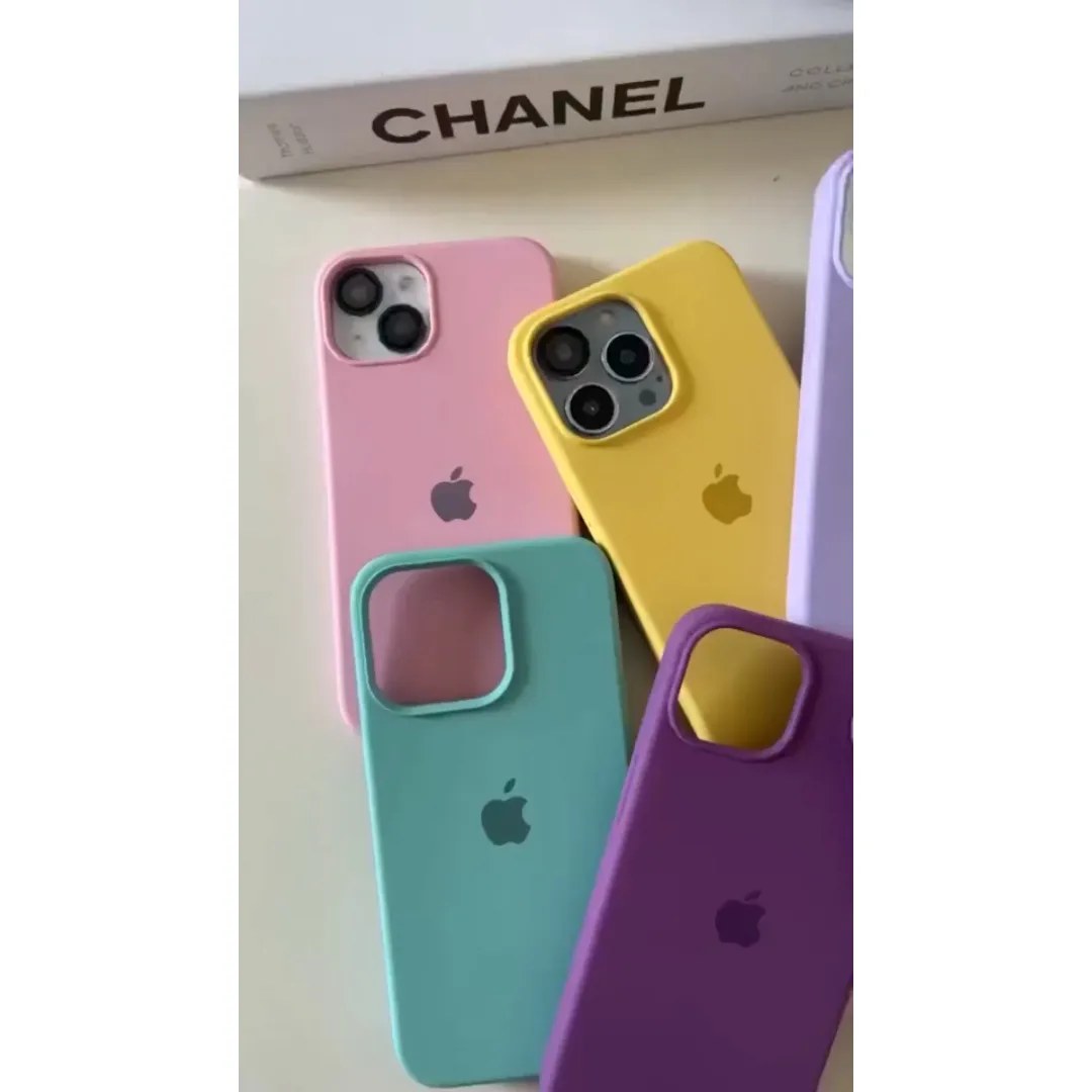 Compatible With Iphone 12 / Iphone 12 Pro / Iphone 12 Pro Max Slim Liquid Silicone 3 Layers Full Covered Soft Gel Rubber Case Cover
