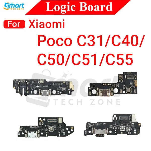 Charging Logic Board For Xiaomi Poco C31 C40 C50 C51 C55 Charging Port USB Plug PCB Dock Connector Spare parts - Price in Bangladesh