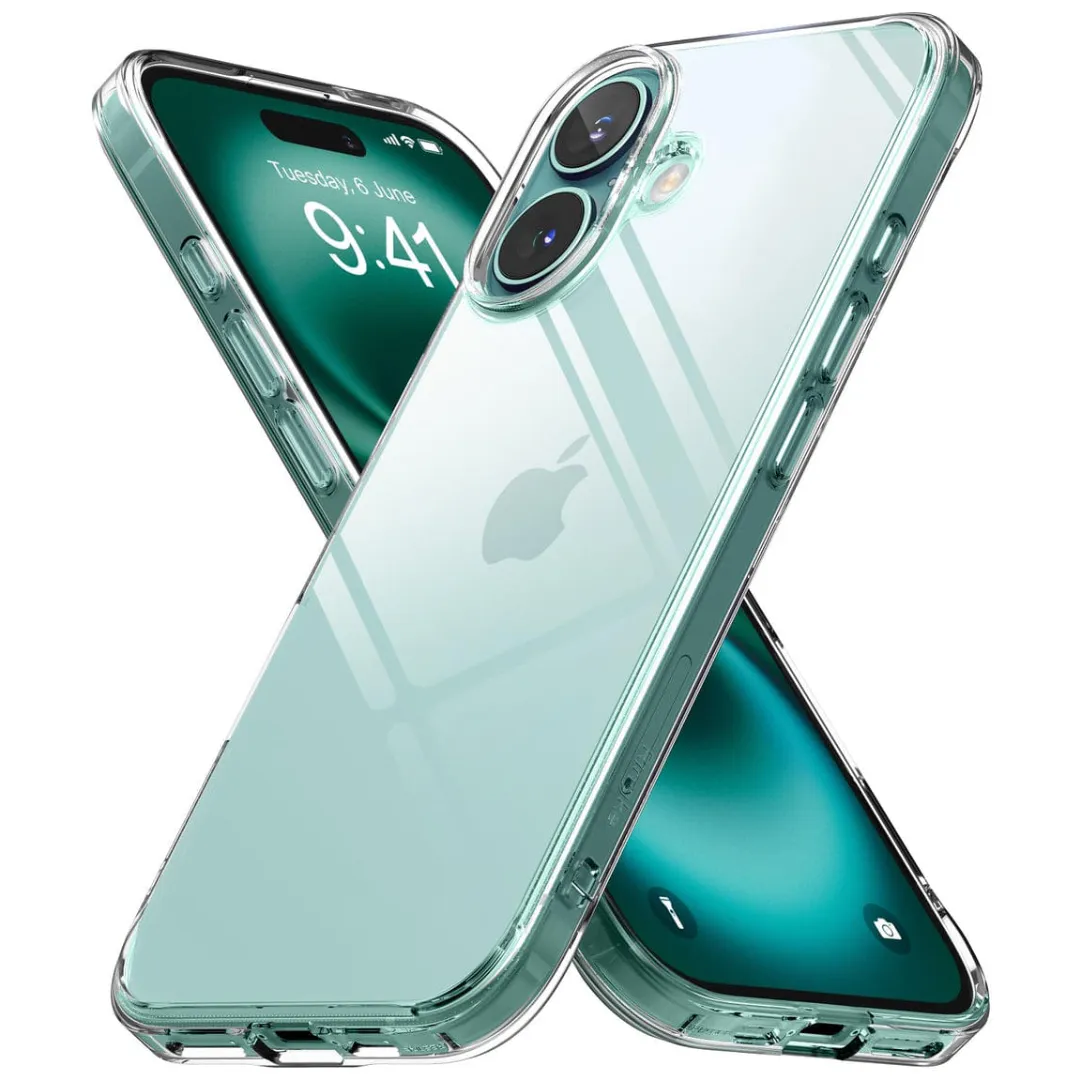 For Apple Iphone 16 / Iphone 16 Plus / Iphone 16 Pro / Iphone 16 Pro Max 2024 Liquid Silicone Flexible Clear Transparent Soft Tpu Back Case Cover
