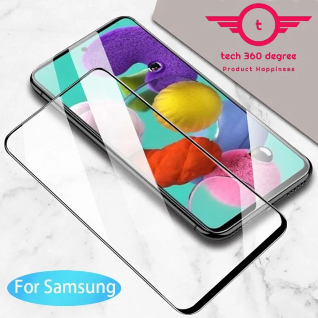 Samsung Galaxy A51 - Premium 6D Full Cover Glass Hd Clear Scratchproof Tempered Glass Screen Protector ...