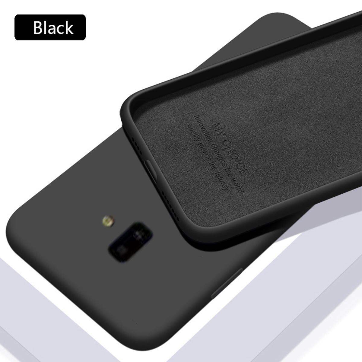 Samsung Galaxy J6 Plus 2018 Casing The New Liquid Silicone Phone Case All-inclusive Shockproof Back Cover