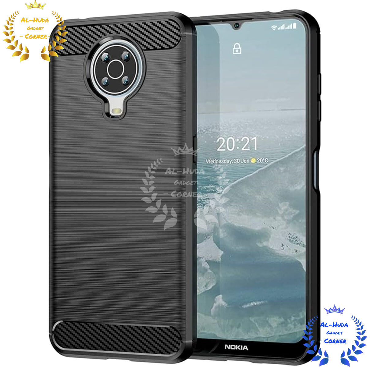Premium Spyzone For Nokia G10 / Nokia G20 Carbon Fiber Phone Case Soft TPU Slim Fashion Non-Slip Protective back cover - Price in Bangladesh