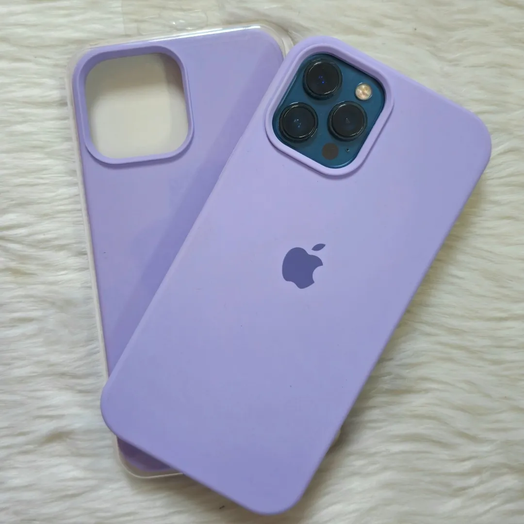 For Apple Iphone 14 / Iphone 14 Plus / Iphone 14 Pro / Iphone 14 Pro Max Luxury Silicone Protect Back Cover Soft Case - Camera (Lavender Color)