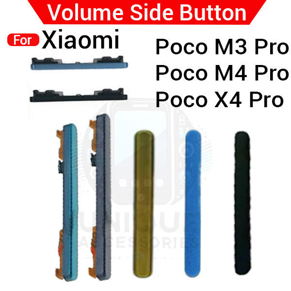 Volume Button Out Side Key For Xiaomi Poco M3 Pro M4 Pro X4 Pro External Side Button - Price in Bangladesh