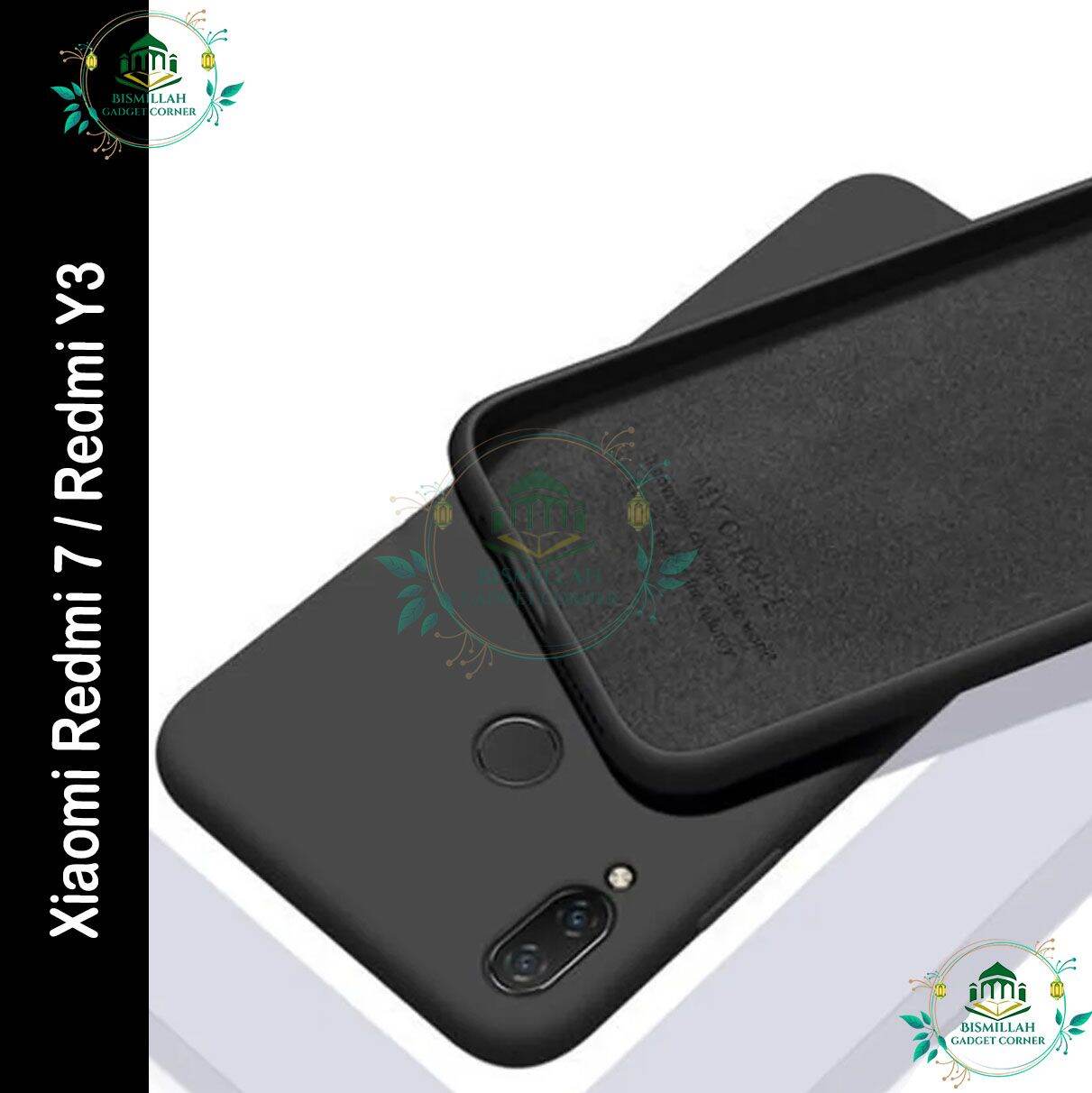Premium Liquid Silicone Phone case for Xiaomi Redmi 7 / Redmi Y3 Liquid Silicon Mobile Back Case Soft Silicone Phone Cover