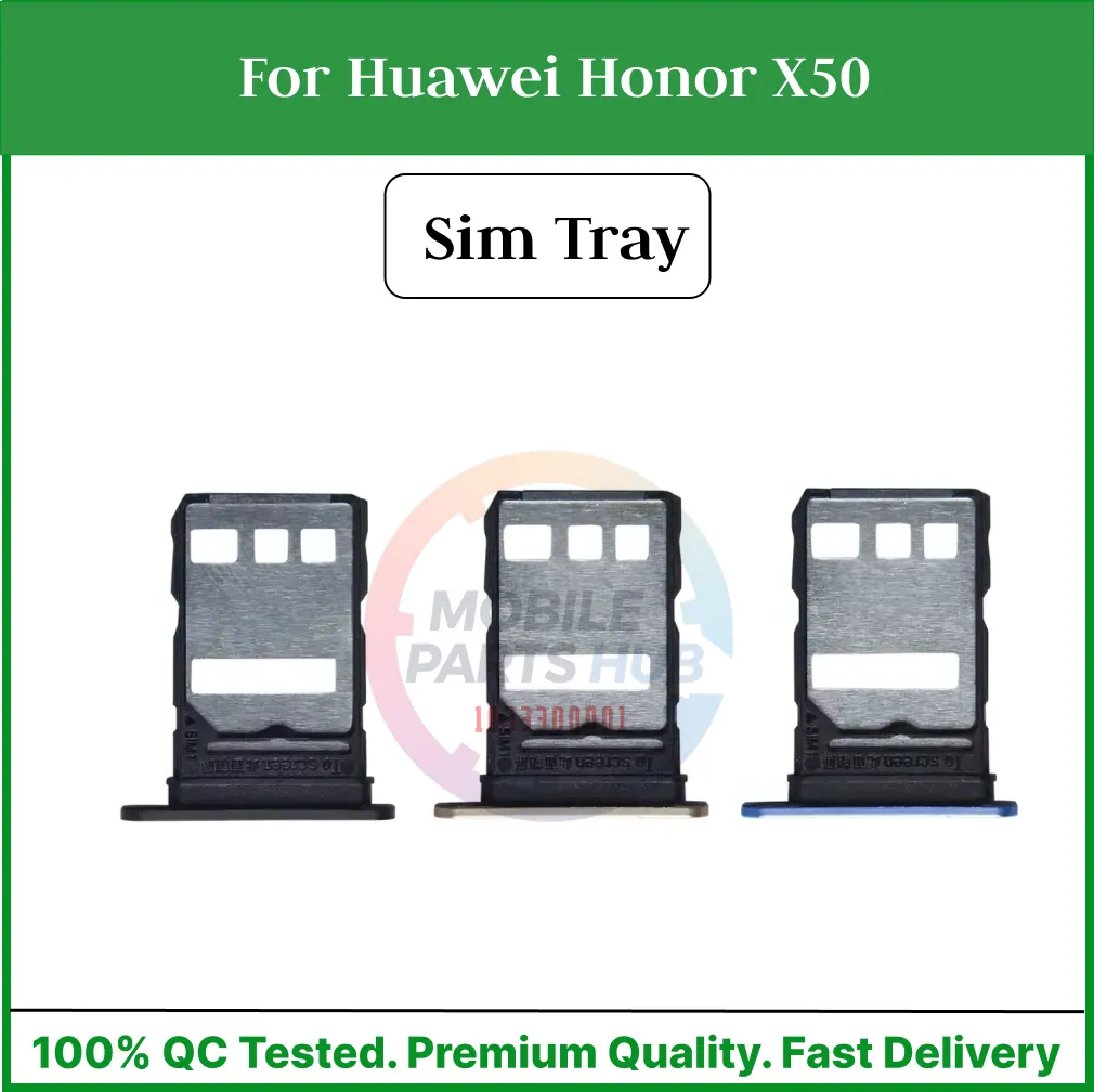 Huawei Honor X50   Sim Tray Micro SD Card Slot with Sim Ejector Pin Replacement Part - Price in Bangladesh