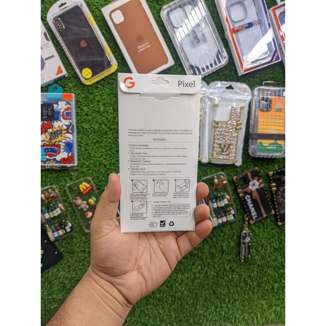 For Google Pixel 7 5G 6.3 Inches 2022 - Premium Full Cover Og Glass Hd Clear Tempered Gorilla Glass Screen Protector