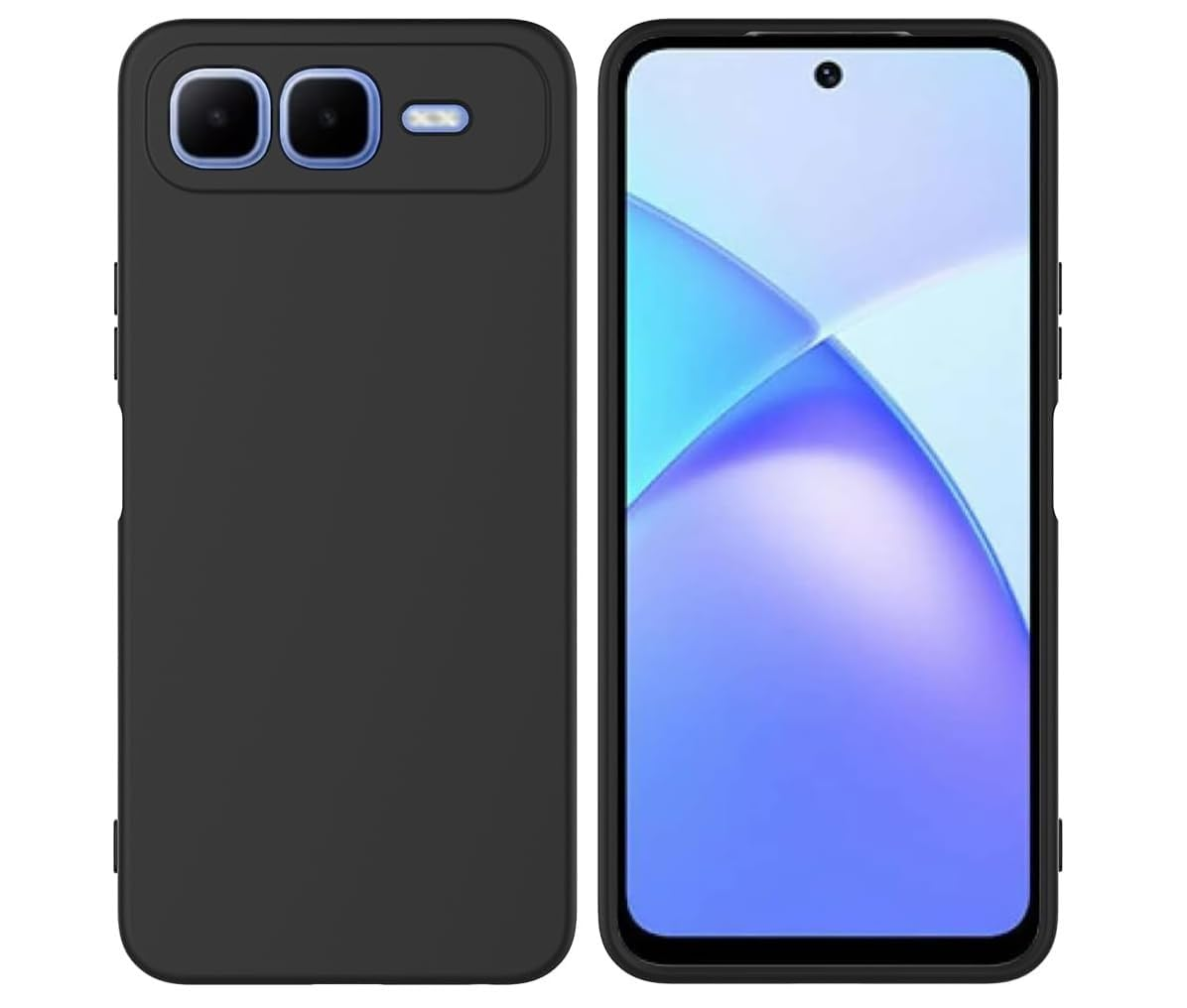 Original Premium Liquid Silicone Phone cover For Infinix Smart 10 Plus Back Cover
