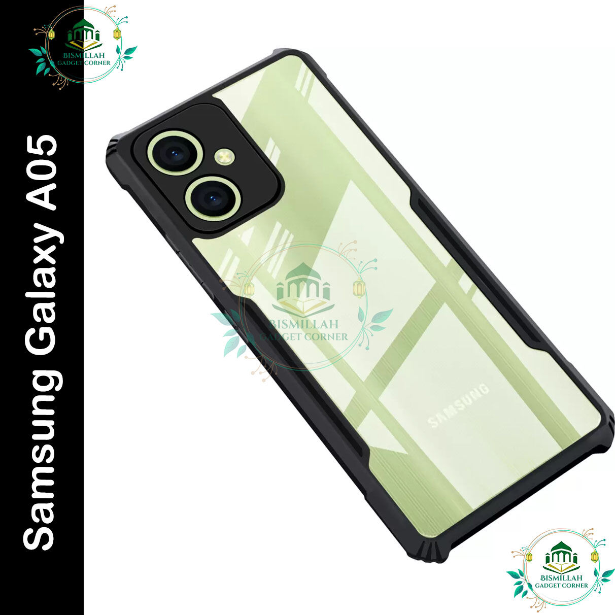 Xundd Back Cover for Samsung Galaxy A05 Transparent Hybrid Hard PC Back Bumper