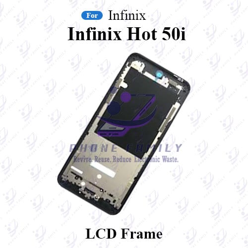 For Infinix Hot 50i Only Front LCD Frame Middle Chassis Housing - Price in Bangladesh