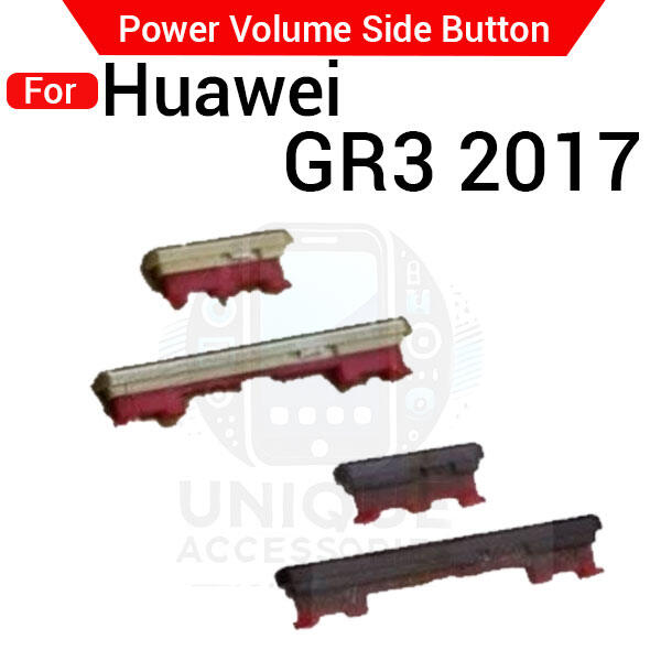 Compatible with Huawei GR3 2017 External Side Buttons Power On Off + Volume Control Button Outside Side Keys - Price in Bangladesh