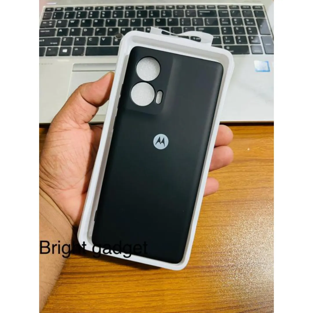For Motorola Edge 50 Fusion Back Cover Matte Simple Solid Color Soft Silicone Tpu Case