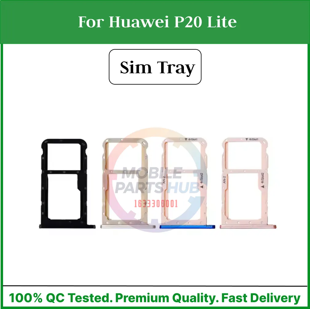 Huawei P20 Lite Sim Tray Micro SD Card Slot with Sim Ejector Pin Replacement Part - Price in Bangladesh