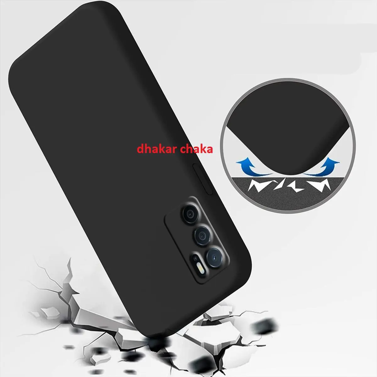 Honor X7A Xunddu Shockproof TPU Bumper Clear Acrylic Phone Case Back Cover