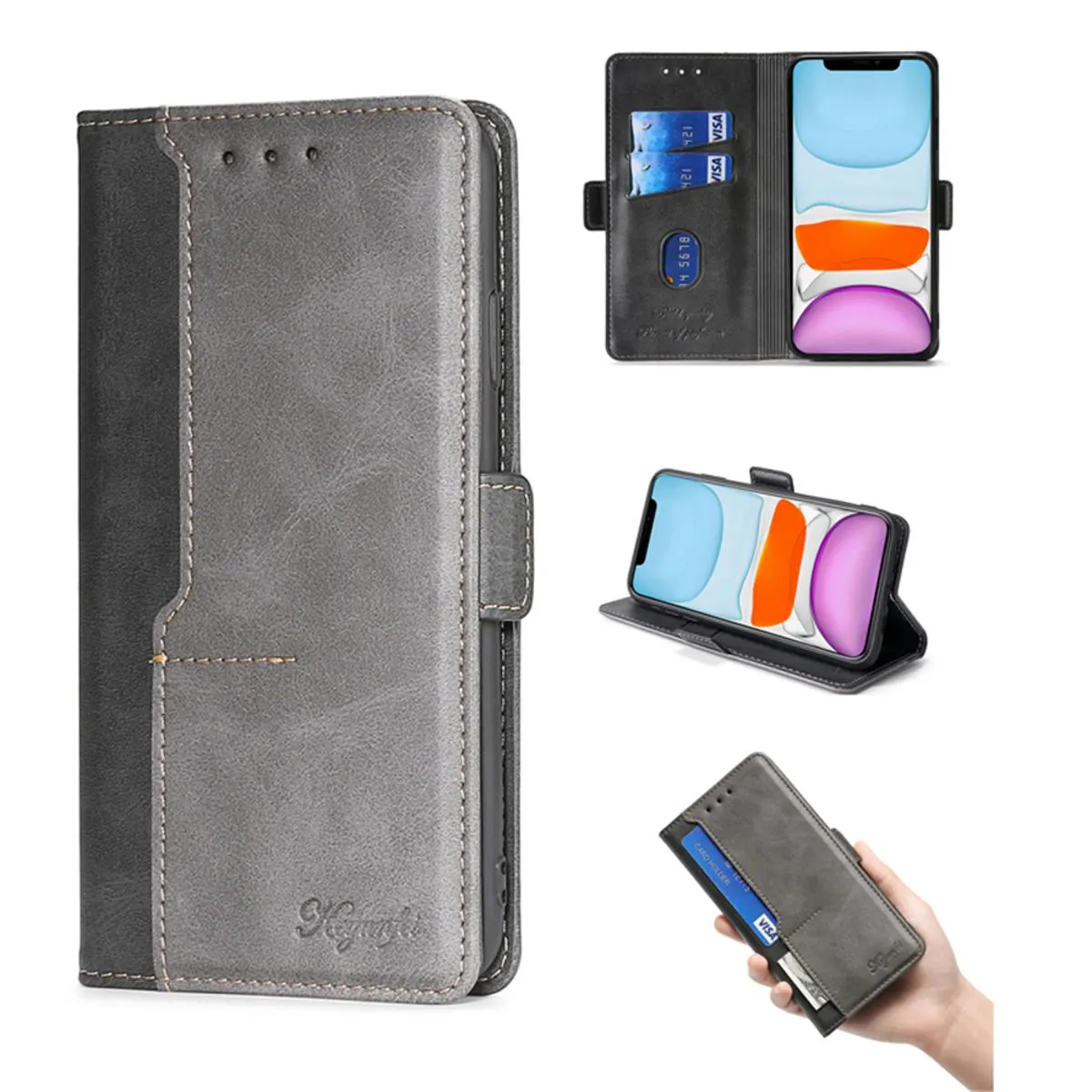 Quiberk for Xiaomi Redmi Note 10 5G Shockproof Armor Case Belt Buckle Stand