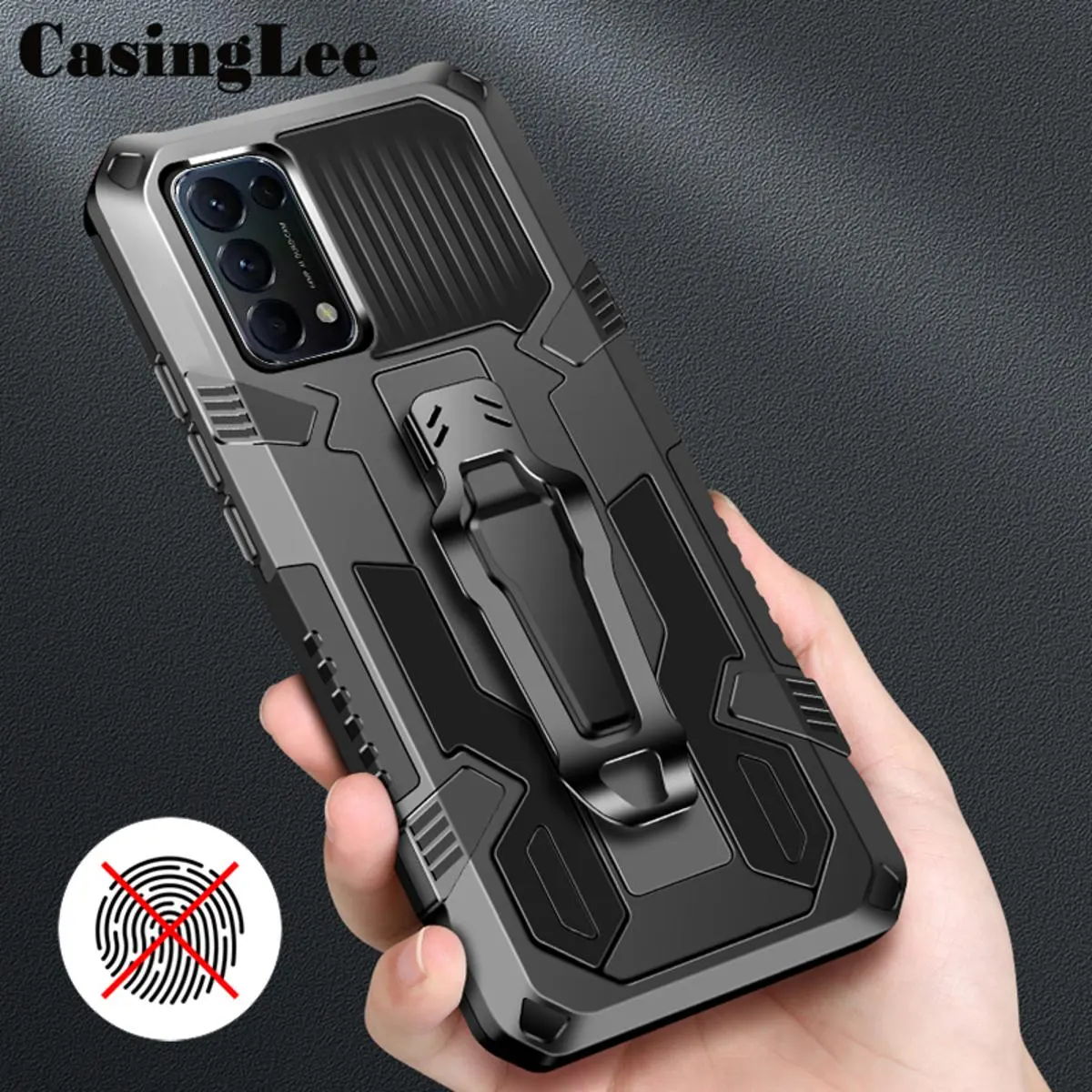 Vantime for Samsung Galaxy A32 4G Belt Clip Case Kickstand Slim Phone Cover